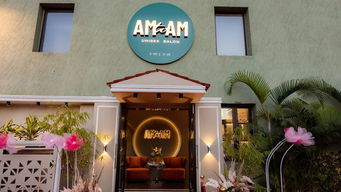 AM TO AM Salon entrance at The Mills